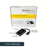 StarTech.com USB-C - HDMI 2.0 -sovitin Power Delivery -toiminnolla - 4K 60Hz USB Type-C - HDMI-näytön videosovitin - 60W PD -läpivientilatausliitäntä - Thunderbolt 3 -yhteensopiva - musta