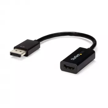 StarTech.com DP2HD4KS aktiivinen DisplayPort 1.2 – HDMI -sovitin, 4K 30 Hz, kuva ja ääni, 0,15 m