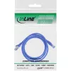 InLine patch-kaapeli S/FTP PiMF Cat.6A halogeeniton 500 MHz sininen 1 m