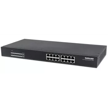 Hallitsematon kytkin Intellinet 16-porttinen gigabit-Ethernet PoE+