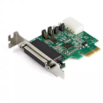 StarTech.com 4-porttinen PCI Express RS232 sarja-adapterikortti – PCIe RS232 sarja-host-ohjainkortti – PCIe sarja DB9 – 16950 UART – Low Profile -laajennuskortti – Windows/Linux – TAA