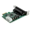 StarTech.com 4-porttinen PCI Express RS232 sarja-adapterikortti – PCIe RS232 sarja-host-ohjainkortti – PCIe sarja DB9 – 16950 UART – Low Profile -laajennuskortti – Windows/Linux – TAA