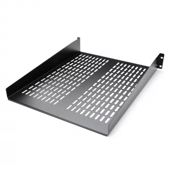 StarTech.com CABSHELF22V 2U tuuletettu kiinteä hylly palvelinkaappiin, 19″, 22″ (55,9 cm) syvä, enintään 22 kg, teräs, musta