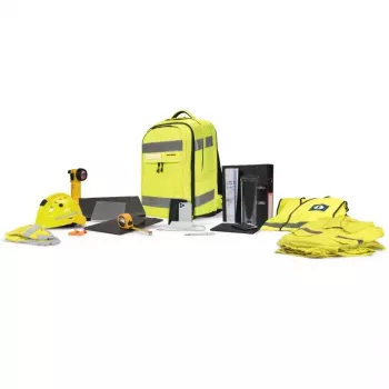 DICOTA Hi-Vis reppu keltainen EN ISO 20471:2013 -sertifiointi