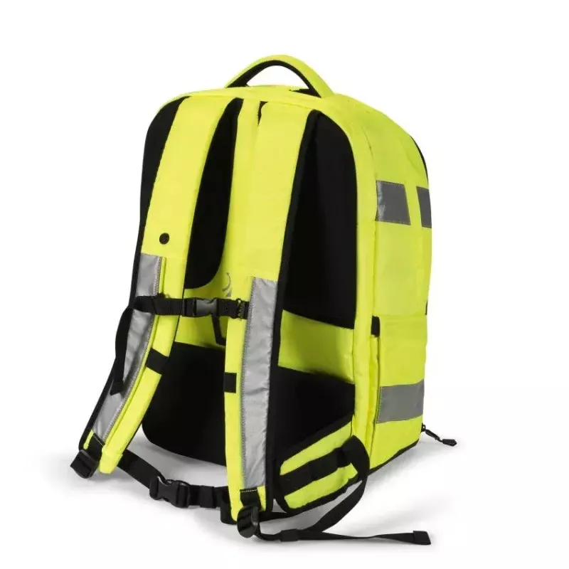 DICOTA Hi-Vis reppu keltainen EN ISO 20471:2013 -sertifiointi
