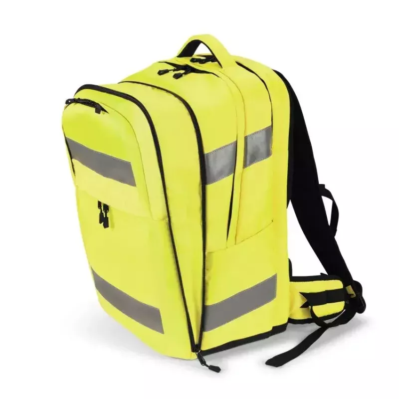 DICOTA Hi-Vis reppu keltainen EN ISO 20471:2013 -sertifiointi