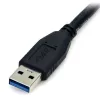 StarTech.com 0,5 m (1,5 jalkaa) musta SuperSpeed USB 3.0 -kaapeli A - Micro B - M/M