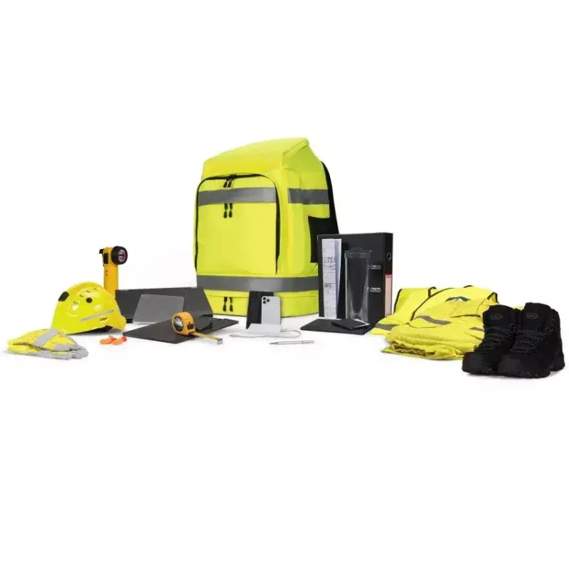 DICOTA Hi-Vis reppu keltainen polyetyleenitereftalaatti (PET) termoplastinen polyuretaani (TPU)