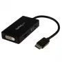 StarTech.com matka-A/V-adapteri: 3-in-1 DisplayPort - VGA-, DVI- tai HDMI-muunnin