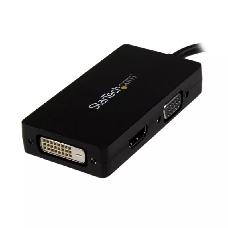 StarTech.com matka-A/V-adapteri: 3-in-1 DisplayPort - VGA-, DVI- tai HDMI-muunnin
