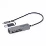 StarTech.com FCREADMICRO3V2 USB 3.0 -monikorttilukija, SD/microSD/CompactFlash, USB-C ja USB-A-sovitin, 5 Gbps