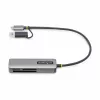 StarTech.com FCREADMICRO3V2 USB 3.0 -monikorttilukija, SD/microSD/CompactFlash, USB-C ja USB-A-sovitin, 5 Gbps