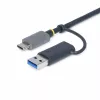 StarTech.com FCREADMICRO3V2 USB 3.0 -monikorttilukija, SD/microSD/CompactFlash, USB-C ja USB-A-sovitin, 5 Gbps