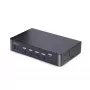 StarTech.com 4-porttinen DisplayPort KVM-kytkin, 8K 60Hz / 4K 144Hz, yksi näyttö, DP 1.4, 2x USB 3.0 -portti, 4x USB 2.0 HID -portti, painike- ja pikanäppäinvaihto, TAA-yhteensopiva - käyttöjärjestelmäriippumaton, metallikotelo