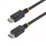 StarTech.com 50cm DisplayPort 1.2 -kaapeli – 4K x 2K Ultra HD VESA-sertifioitu DisplayPort-kaapeli – lyhyt DP-DP-kaapeli näytölle – ohut DP-video-/näyttökaapeli – lukittuvat DP-liittimet