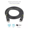 StarTech.com 2m DisplayPort 1.2 -kaapeli – 4K x 2K Ultra HD VESA-sertifioitu DisplayPort-kaapeli – DP-DP-kaapeli näytölle – DP-video-/näyttökaapeli – lukittuvat DP-liittimet