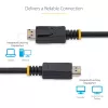 StarTech.com 2m DisplayPort 1.2 -kaapeli – 4K x 2K Ultra HD VESA-sertifioitu DisplayPort-kaapeli – DP-DP-kaapeli näytölle – DP-video-/näyttökaapeli – lukittuvat DP-liittimet