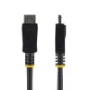StarTech.com 2m DisplayPort 1.2 -kaapeli – 4K x 2K Ultra HD VESA-sertifioitu DisplayPort-kaapeli – DP-DP-kaapeli näytölle – DP-video-/näyttökaapeli – lukittuvat DP-liittimet