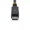 StarTech.com 2m DisplayPort 1.2 -kaapeli – 4K x 2K Ultra HD VESA-sertifioitu DisplayPort-kaapeli – DP-DP-kaapeli näytölle – DP-video-/näyttökaapeli – lukittuvat DP-liittimet