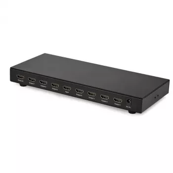 StarTech.com 8-porttinen 4K 60Hz HDMI-jakaja, HDMI, 8x HDMI, 3840 x 2160 pikseliä, musta, 4K Ultra HD, 60 Hz