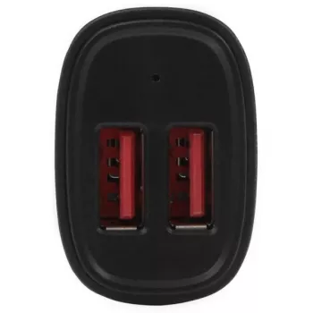 StarTech.com kaksiporttinen USB-autolaturi – 24 W/4,8 A – musta, auto, savukkeensytytin, 5 V, musta