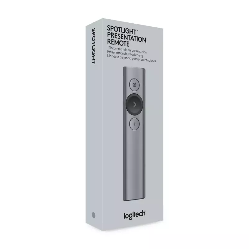 Logitech Spotlight Plus esityskaukosäädin, harmaa