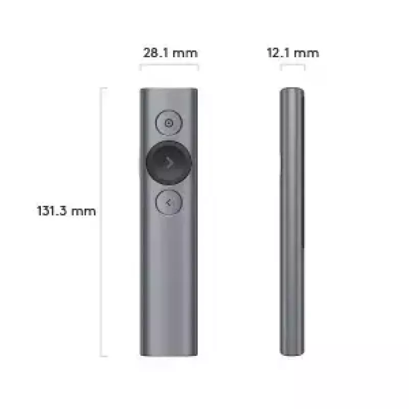 Logitech Spotlight Plus esityskaukosäädin, harmaa