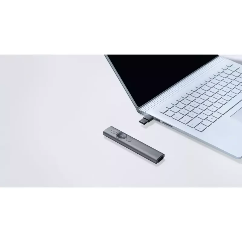 Logitech Spotlight Plus esityskaukosäädin, harmaa