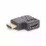 StarTech.com suorakulmainen HDMI 2.0 -adapteri, uros naaras, vaakasuoraan 90 astetta taivutettu HDMI-porttitulppa, 4K 60Hz, High Speed HDMI -jatkojohto, M/F