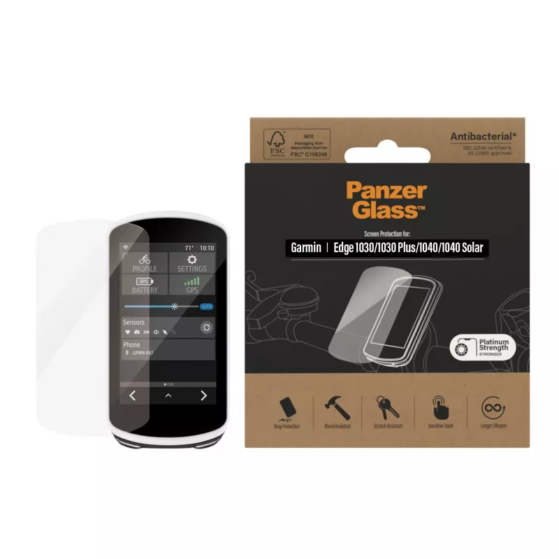 PanzerGlass näytönsuojakalvo Garmin Edge 1030 1040 Anti-Glare karkaistu lasi