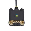 StarTech.com 2 m USB – nollamodeemi-sarja-adapterikaapeli, COM-säilytys, FTDI, USB-A – DB9 RS232, vaihdettavat DB9-ruuvit/mutterit, Windows/macOS/Linux