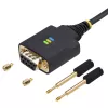 StarTech.com 2 m USB – nollamodeemi-sarja-adapterikaapeli, COM-säilytys, FTDI, USB-A – DB9 RS232, vaihdettavat DB9-ruuvit/mutterit, Windows/macOS/Linux