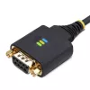 StarTech.com 2 m USB – nollamodeemi-sarja-adapterikaapeli, COM-säilytys, FTDI, USB-A – DB9 RS232, vaihdettavat DB9-ruuvit/mutterit, Windows/macOS/Linux