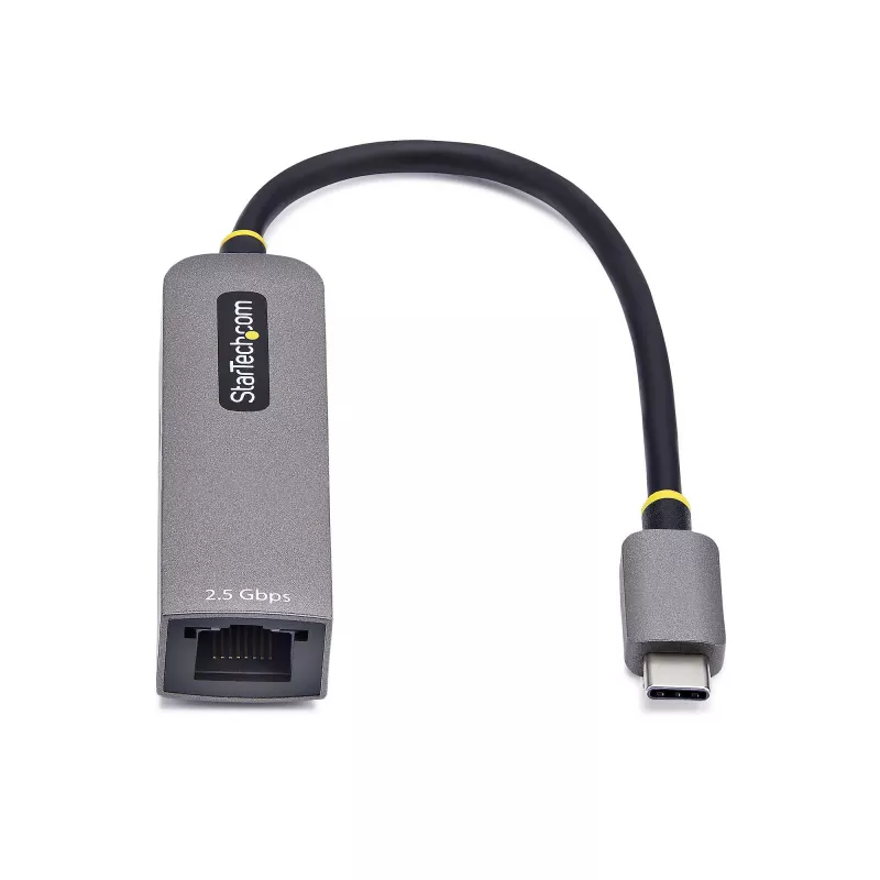StarTech.com 2.5GbE USB-C – Ethernet-adapteri, 100W PD läpivienti, NBASE-T NIC, USB 3.0 Type-C 2.5/1G moninopeusverkko, Thunderbolt-yhteensopiva, Windows & Mac