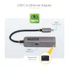 StarTech.com 2.5GbE USB-C – Ethernet-adapteri, 100W PD läpivienti, NBASE-T NIC, USB 3.0 Type-C 2.5/1G moninopeusverkko, Thunderbolt-yhteensopiva, Windows & Mac
