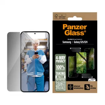 PanzerGlass ® ECO MATRIX 4-suuntainen tietosuojanäytönsuoja Samsung Galaxy S25 | S24 | Ultra-Wide Fit