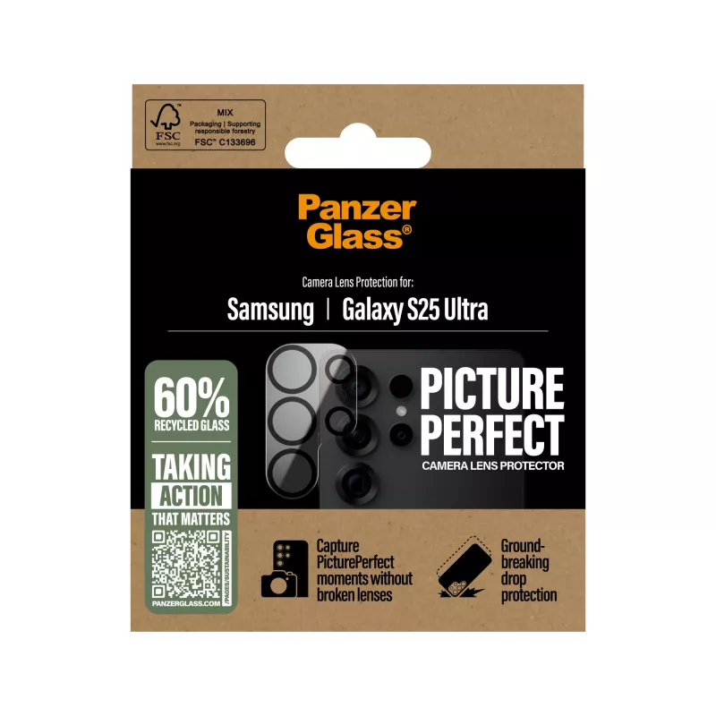 PanzerGlass ® PicturePerfect kameran linssinsuoja Samsung Galaxy S25 Ultra