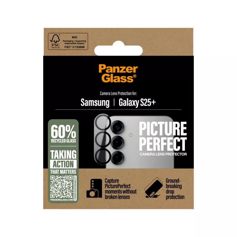 PanzerGlass ® PicturePerfect kameran linssinsuoja Samsung Galaxy S25+