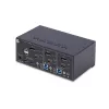 StarTech.com P2ADDH462-KVM-SWITCH KVM-kytkin musta