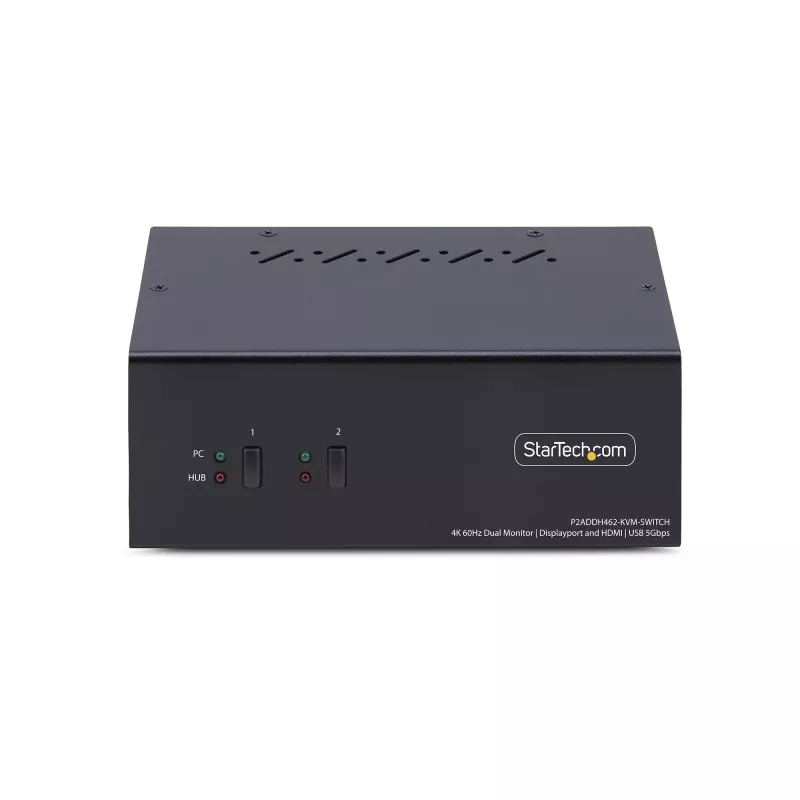 StarTech.com P2ADDH462-KVM-SWITCH KVM-kytkin musta