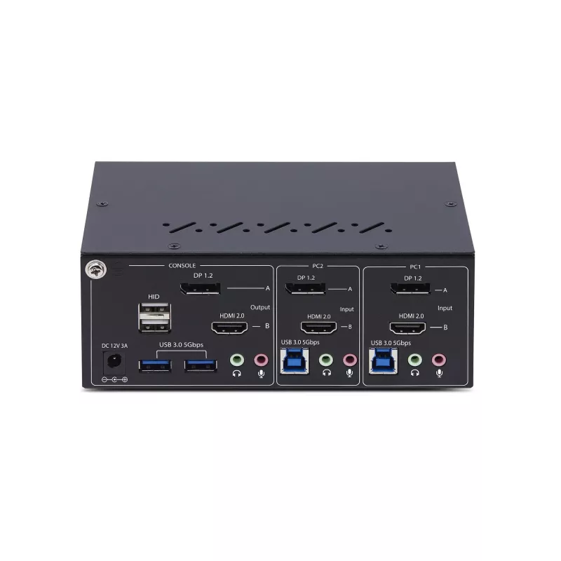 StarTech.com P2ADDH462-KVM-SWITCH KVM-kytkin musta