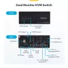 StarTech.com P2ADDH462-KVM-SWITCH KVM-kytkin musta