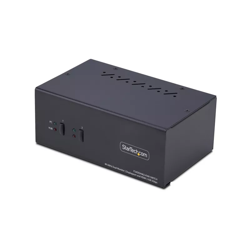 StarTech.com P2ADDH462-KVM-SWITCH KVM-kytkin musta