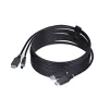 StarTech.com 10ft (3m) HDMI- ja USB-5Gbit/s-KVM-kaapeli, 4K 60Hz, HDMI-2.0- ja USB-yhdistelmäkaapeli KVM-kytkimille