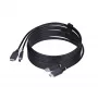 StarTech.com 10ft (3m) HDMI- ja USB-5Gbit/s-KVM-kaapeli, 4K 60Hz, HDMI-2.0- ja USB-yhdistelmäkaapeli KVM-kytkimille