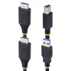 StarTech.com 10ft (3m) HDMI- ja USB-5Gbit/s-KVM-kaapeli, 4K 60Hz, HDMI-2.0- ja USB-yhdistelmäkaapeli KVM-kytkimille