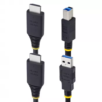 StarTech.com 10ft (3m) HDMI- ja USB-5Gbit/s-KVM-kaapeli, 4K 60Hz, HDMI-2.0- ja USB-yhdistelmäkaapeli KVM-kytkimille