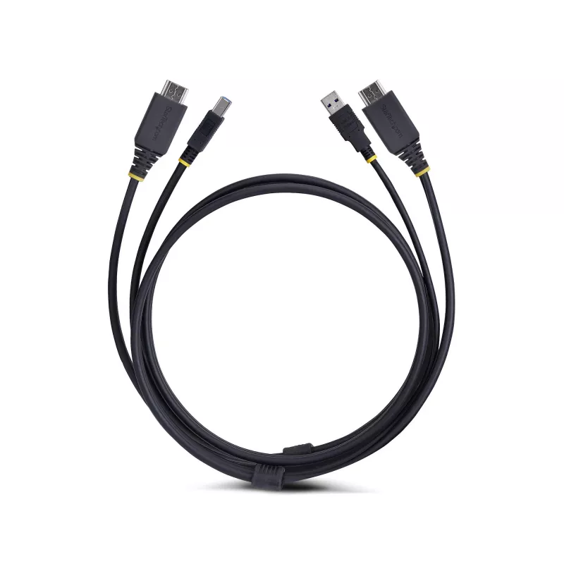 StarTech.com 10ft (3m) HDMI- ja USB-5Gbit/s-KVM-kaapeli, 4K 60Hz, HDMI-2.0- ja USB-yhdistelmäkaapeli KVM-kytkimille
