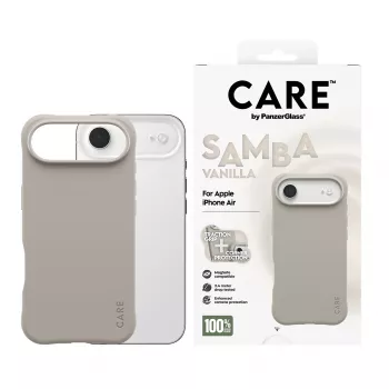 Suojakotelo PanzerGlass CARE by muodikas kotelo Samba Vanilla MagSafe iPhone 17 Air