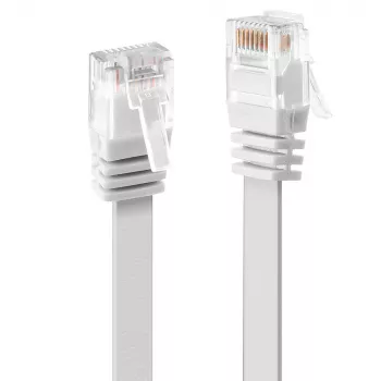 Lindy 47501 verkkokaapeli valkoinen 1 m Cat6 U/UTP (UTP)